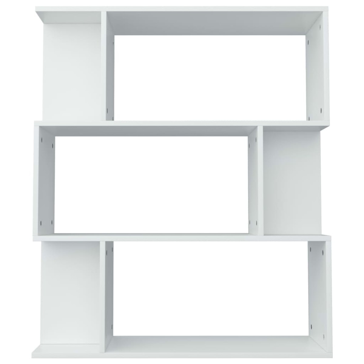 vidaXL Βιβλιοθήκη/Διαχωριστικό Χώρου Λευκό 80x24x96 εκ. Μοριοσανίδα
