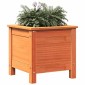 vidaXL Γλάστρα Κήπου Κερωτό καφέ 40 x 40 x 39 cm Στερεά ξυλεία πεύκου