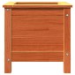 vidaXL Γλάστρα Κήπου Κερωτό καφέ 40 x 40 x 39 cm Στερεά ξυλεία πεύκου