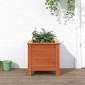 vidaXL Γλάστρα Κήπου Κερωτό καφέ 40 x 40 x 39 cm Στερεά ξυλεία πεύκου