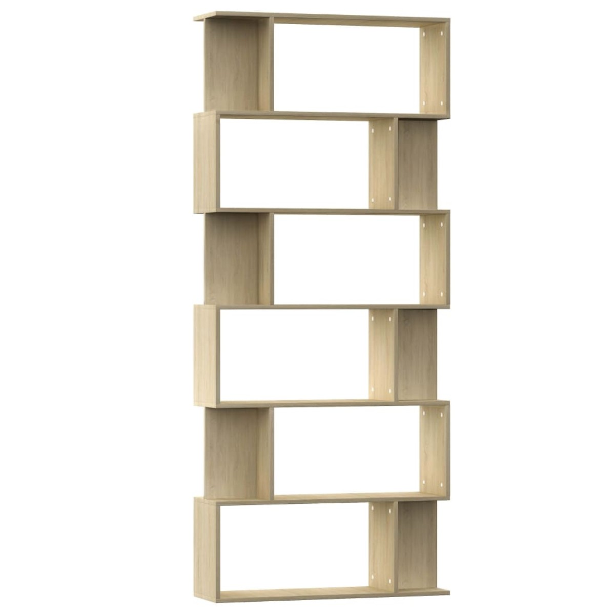 vidaXL Βιβλιοθήκη/Διαχωριστικό Sonoma Δρυς 80x24x192 εκ. Μοριοσανίδα