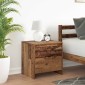 vidaXL Κομοδίνο Παλιό ξύλο 45 x 34 x 44,5 εκ Επεξεργασμένο Ξύλο