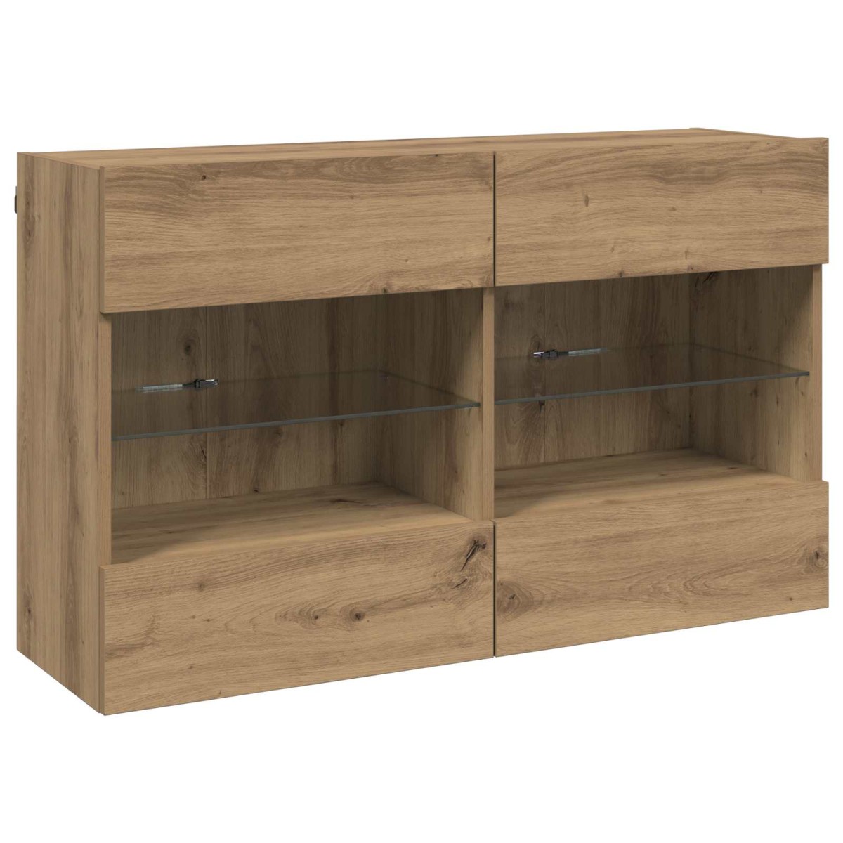 vidaXL Ντουλάπι Τηλεόρασης Τοίχου 98,5 x 30 x 60,5 εκ Artisan Oak