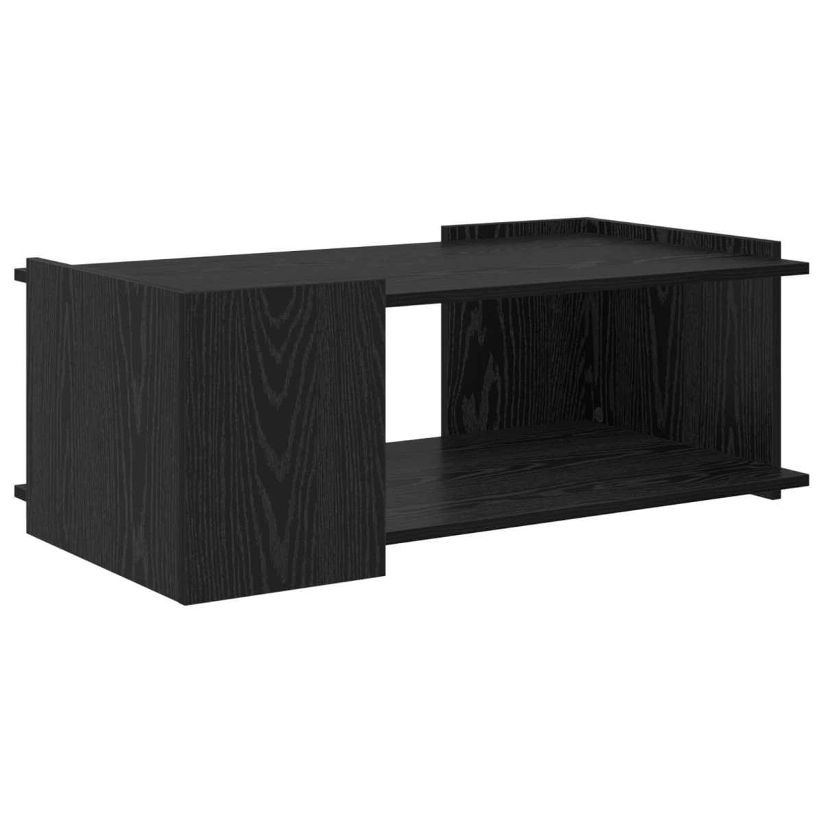 vidaXL Τραπεζάκι σαλονιού Μαύρη Δρυς 90 x 50 x 33 εκ.