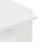 vidaXL Τραπεζάκι σαλονιού Λευκό 50,5 x 50 x 33 εκ. Επεξεργασμένο Ξύλο