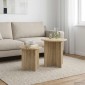 vidaXL Σετ βοηθητικά τραπεζάκια 2 τμχ. Sonoma Δρυς Ø 45 x 45 εκ.