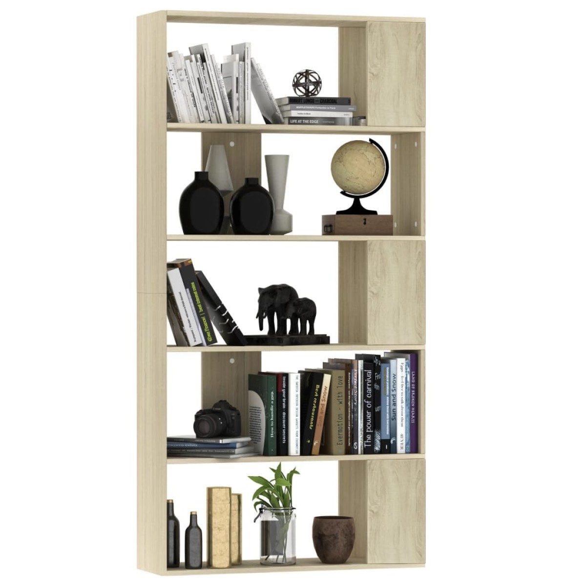 vidaXL Βιβλιοθήκη/Διαχωριστικό Sonoma Δρυς 80x24x159 εκ. Μοριοσανίδα
