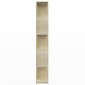 vidaXL Βιβλιοθήκη/Διαχωριστικό Sonoma Δρυς 80x24x159 εκ. Μοριοσανίδα