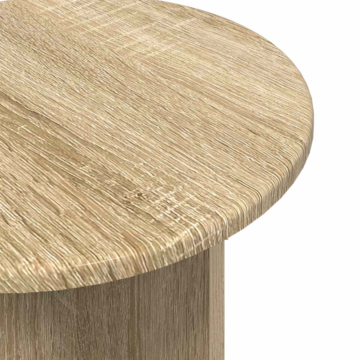 vidaXL Σετ βοηθητικά τραπεζάκια 2 τμχ. Sonoma Δρυς Ø 45 x 35 cm