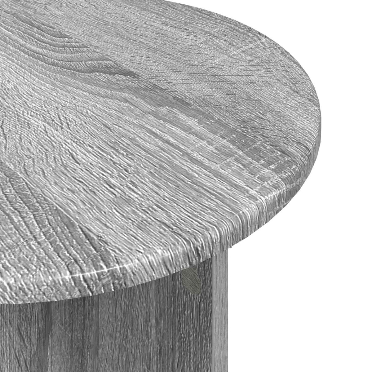 vidaXL Σετ βοηθητικά τραπεζάκια 2 τμχ. Γκρι Sonoma Ø 45 x 35 cm