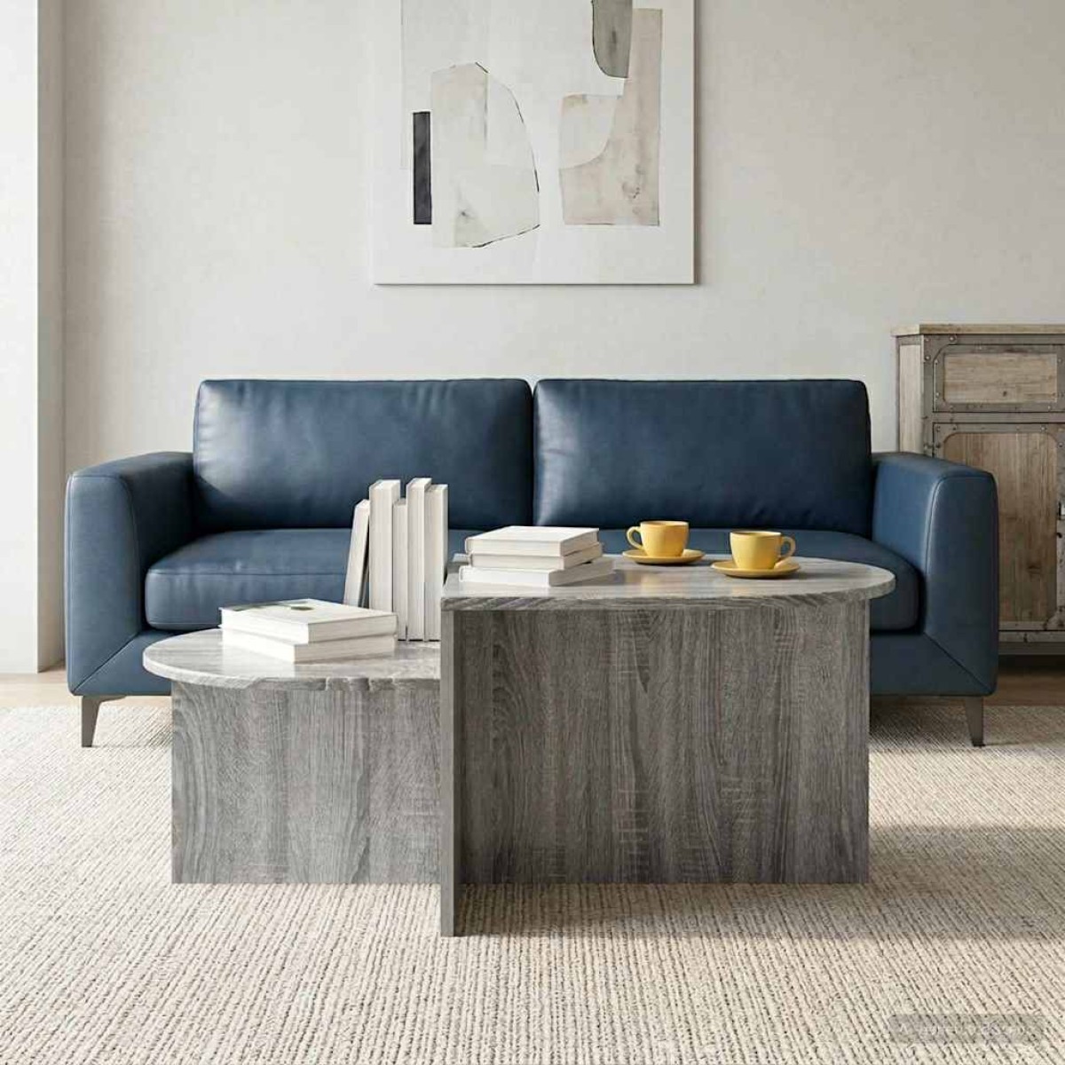 vidaXL Τραπεζάκι σαλονιού Γκρι Sonoma 100 x 50 x 40 cm