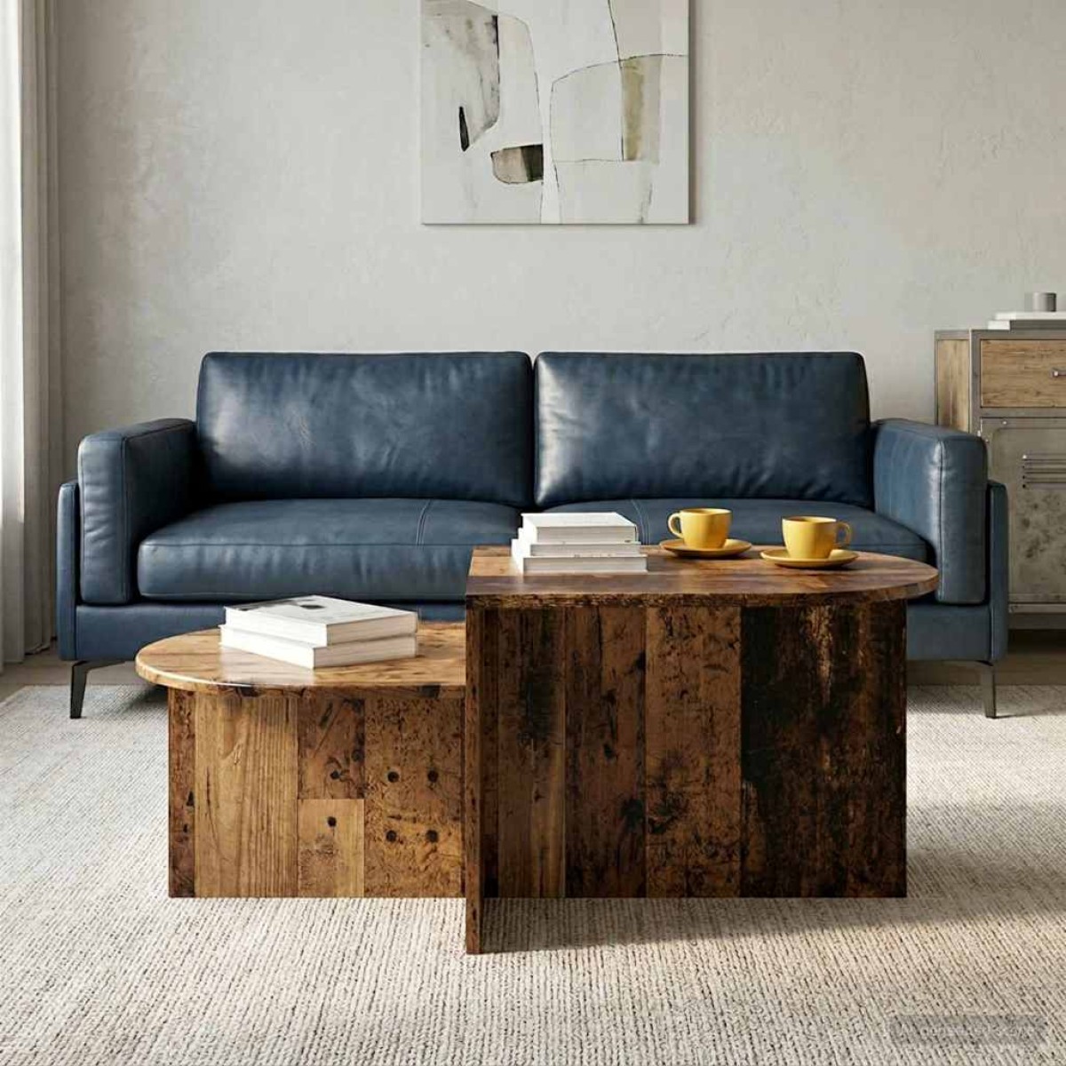 vidaXL Τραπεζάκι σαλονιού Παλαιωμένο ξύλο 100 x 50 x 40 cm