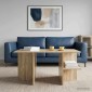 vidaXL Τραπεζάκι σαλονιού Sonoma Δρυς 87 x 50 x 45 εκ