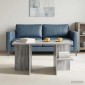 vidaXL Τραπεζάκι σαλονιού Γκρι Sonoma 87 x 50 x 45 εκ