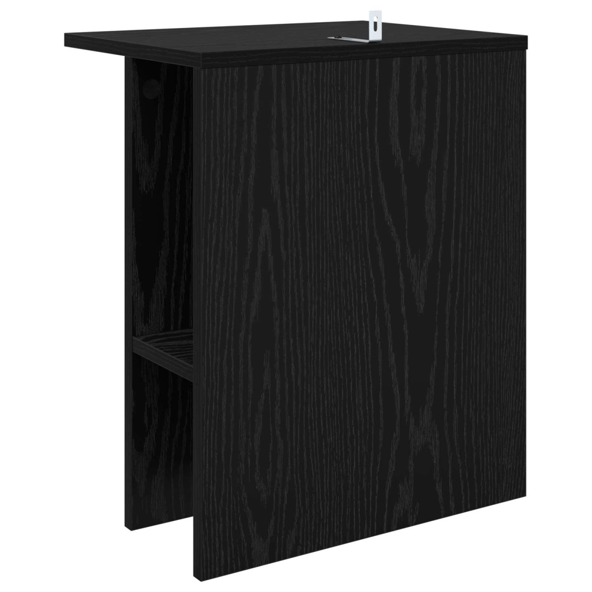 vidaXL Τραπεζάκι σαλονιού Μαύρη Δρυς 40 x 30 x 49 εκ.