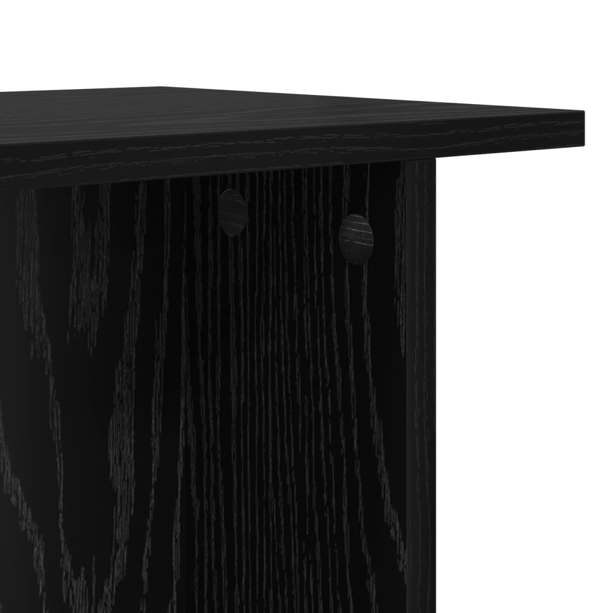 vidaXL Τραπεζάκι σαλονιού Μαύρη Δρυς 40 x 30 x 49 εκ.