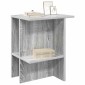 vidaXL Τραπεζάκι σαλονιού Γκρι Sonoma 40 x 30 x 49 εκ.