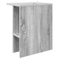 vidaXL Τραπεζάκι σαλονιού Γκρι Sonoma 40 x 30 x 49 εκ.