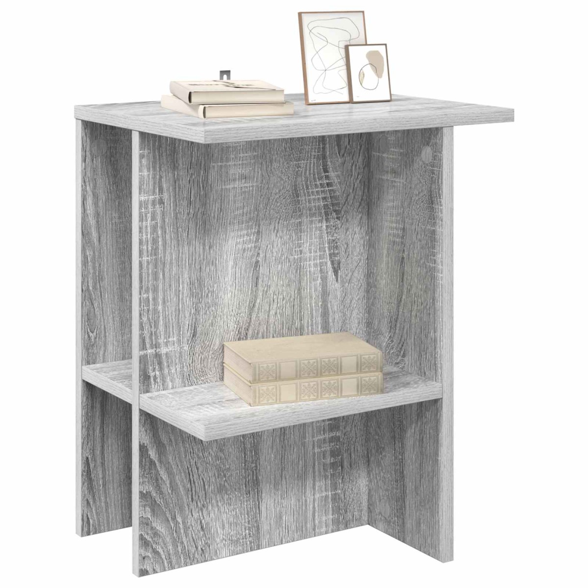 vidaXL Τραπεζάκι σαλονιού 2 τμχ. Γκρι Sonoma 40 x 30 x 49 εκ.