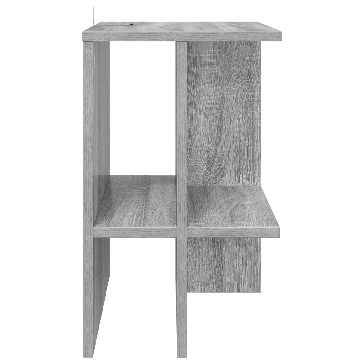 vidaXL Τραπεζάκι σαλονιού 2 τμχ. Γκρι Sonoma 40 x 30 x 49 εκ.