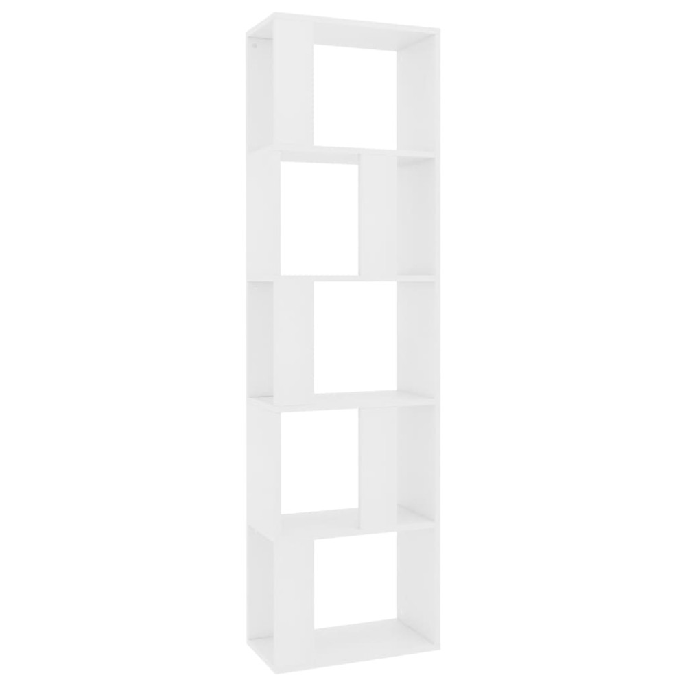 vidaXL Βιβλιοθήκη/Διαχωριστικό Χώρου Λευκό 45x24x159 εκ. Επεξ. Ξύλο