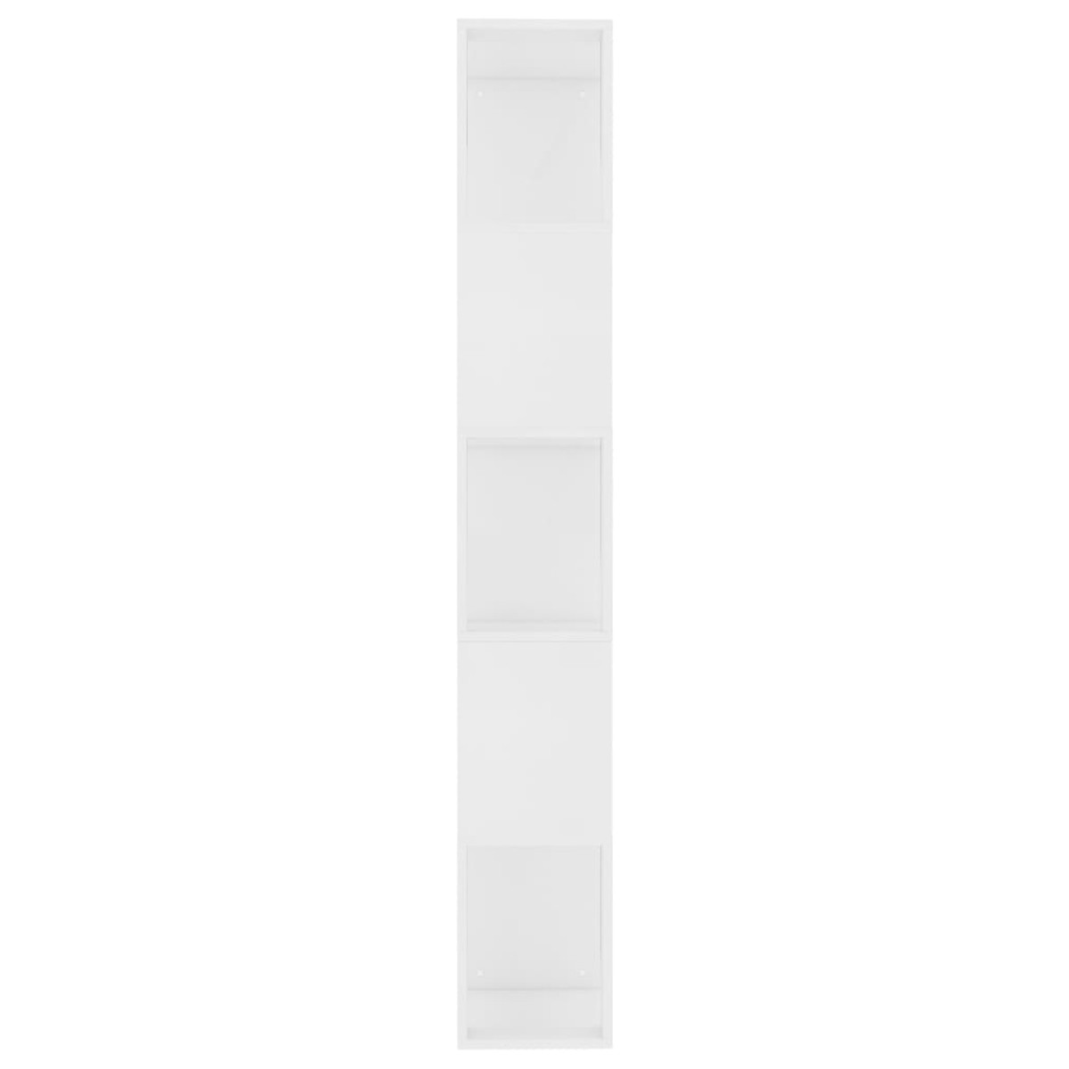 vidaXL Βιβλιοθήκη/Διαχωριστικό Χώρου Λευκό 45x24x159 εκ. Μοριοσανίδα