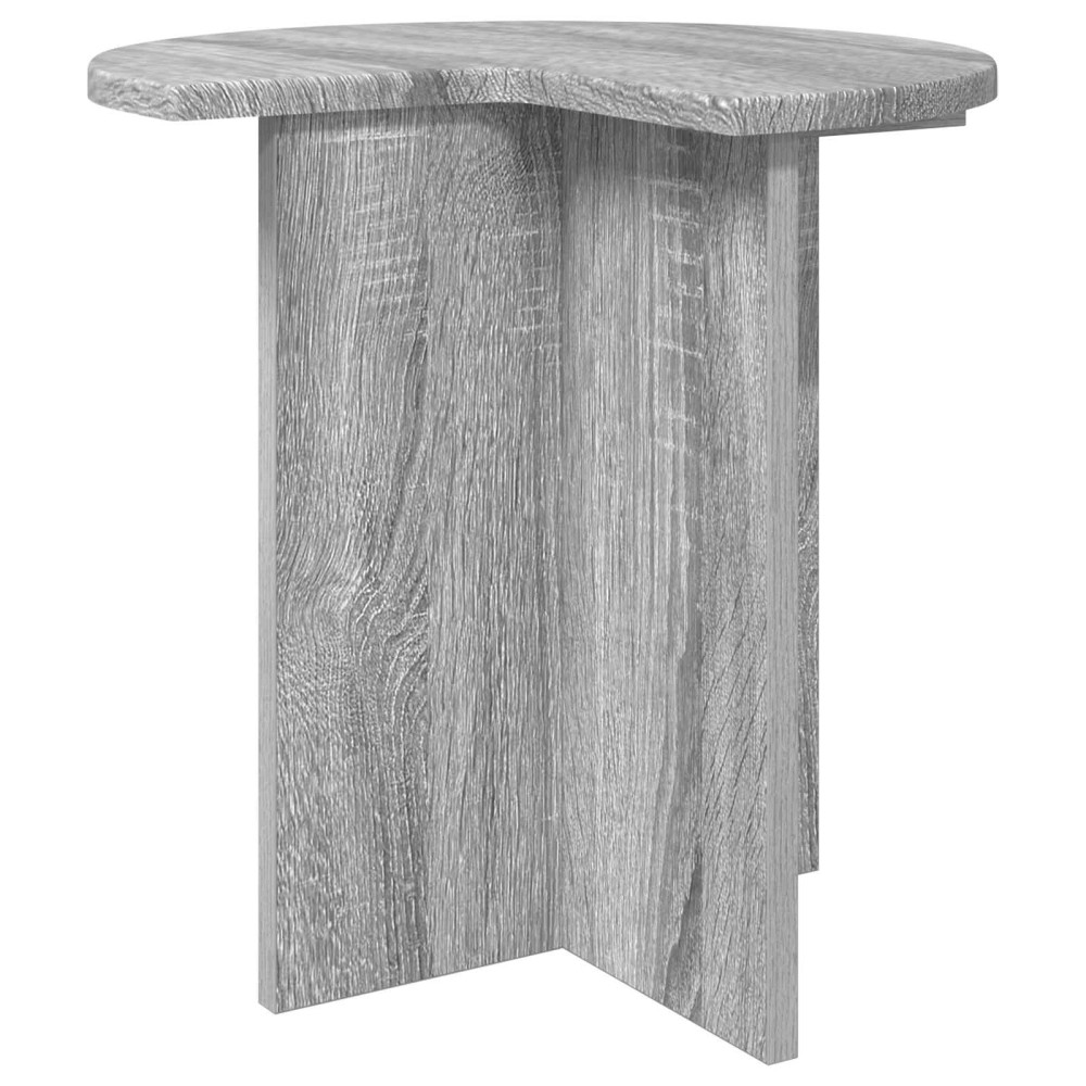 vidaXL Τραπεζάκι Πλευράς Γκρι Sonoma Ø 39 x 38 εκ Επεξεργασμένο Ξύλο
