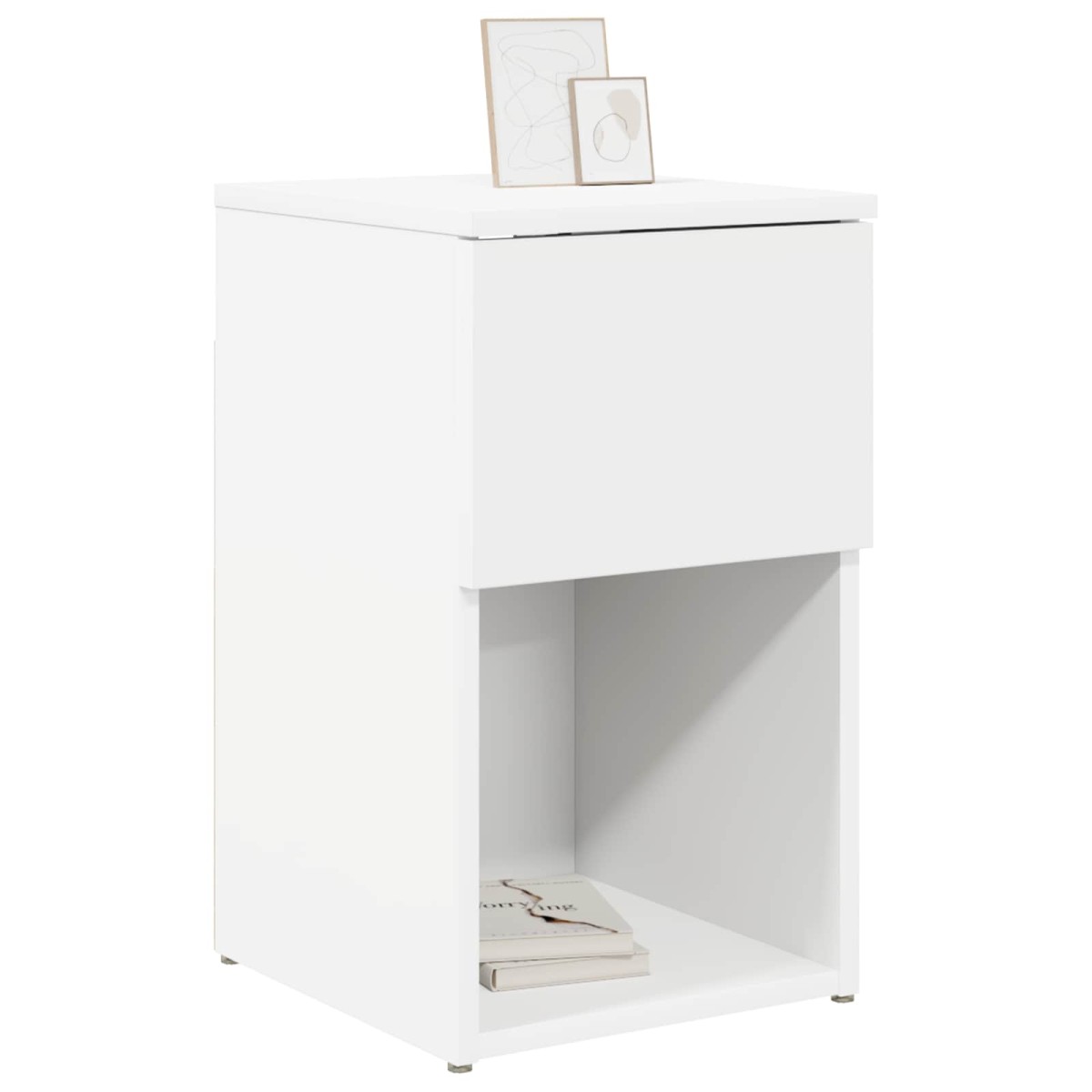 vidaXL Ντουλάπι κρεβατιού 2 τεμ. Λευκό 29 x 31,5 x 49 εκ