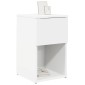 vidaXL Ντουλάπι κρεβατιού 2 τεμ. Λευκό 29 x 31,5 x 49 εκ