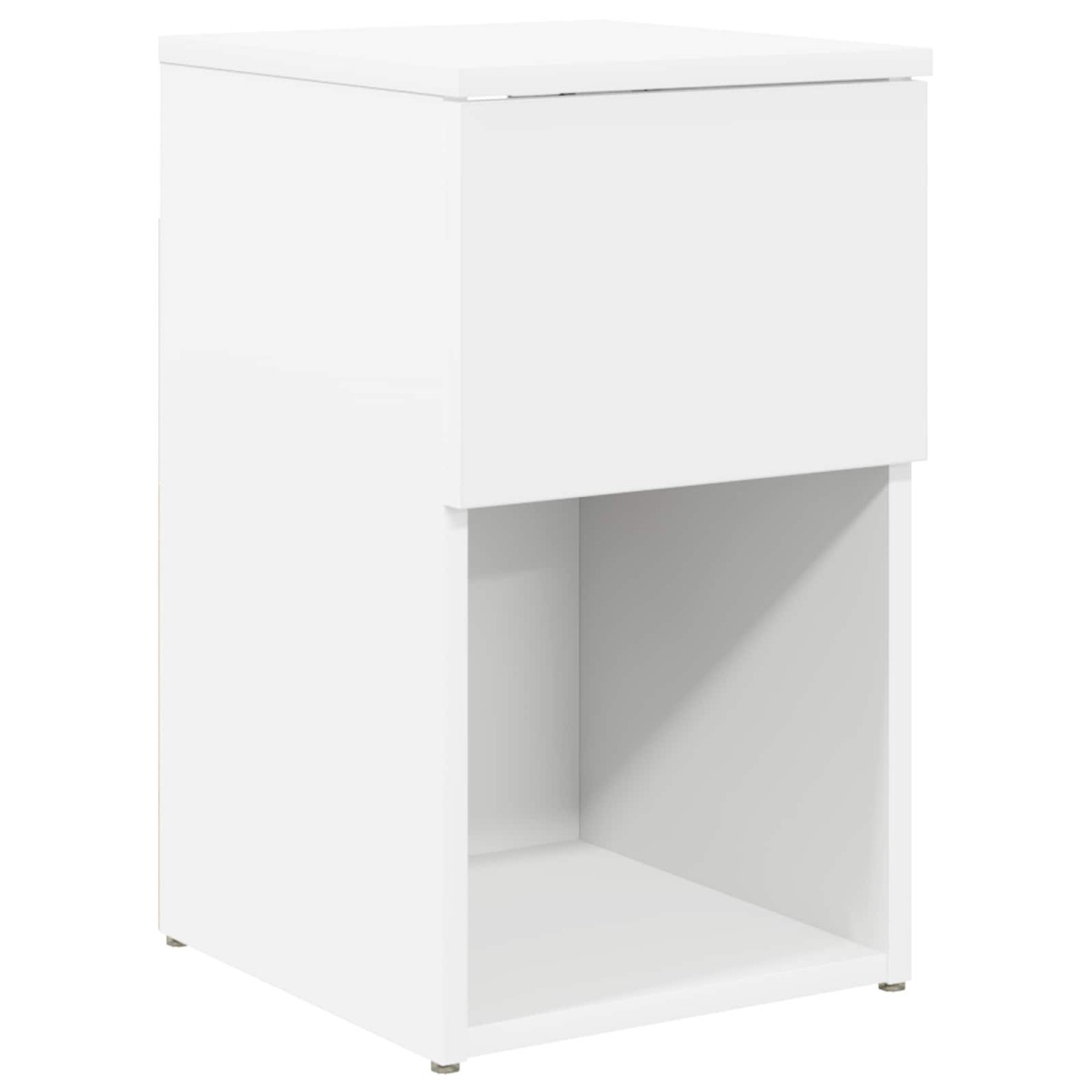 vidaXL Ντουλάπι κρεβατιού 2 τεμ. Λευκό 29 x 31,5 x 49 εκ