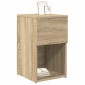 vidaXL Ντουλάπι κρεβατιού Sonoma Δρυς 29 x 31,5 x 49 εκ