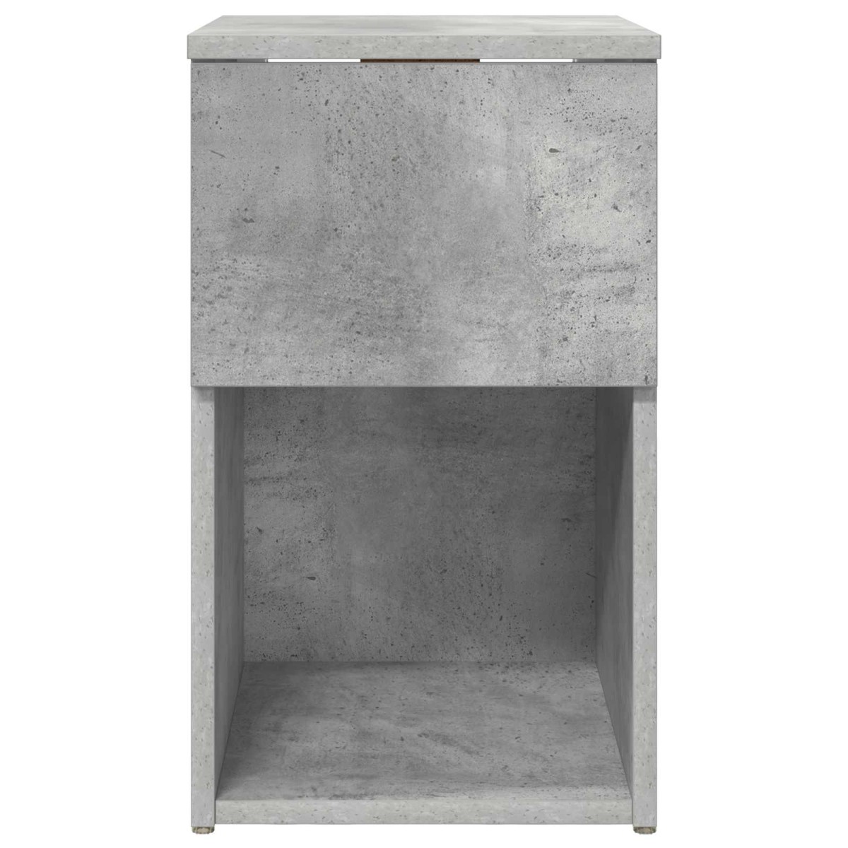 vidaXL Ντουλάπι κρεβατιού Γκρι Σκυροδέματος 29 x 31,5 x 49 εκ