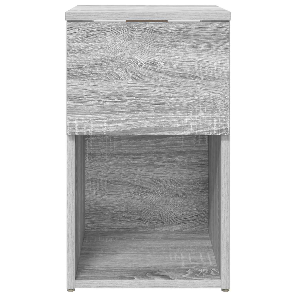vidaXL Ντουλάπι κρεβατιού Γκρι Sonoma 29 x 31,5 x 49 εκ