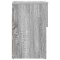 vidaXL Ντουλάπι κρεβατιού Γκρι Sonoma 29 x 31,5 x 49 εκ