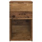 vidaXL Ντουλάπι κρεβατιού Παλαιωμένο ξύλο 29 x 31,5 x 49 εκ