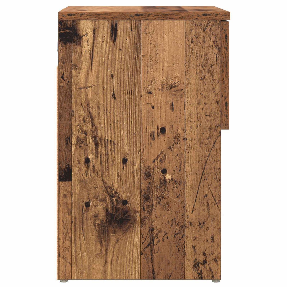 vidaXL Ντουλάπι κρεβατιού Παλαιωμένο ξύλο 29 x 31,5 x 49 εκ