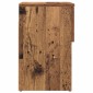 vidaXL Ντουλάπι κρεβατιού Παλαιωμένο ξύλο 29 x 31,5 x 49 εκ