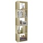vidaXL Βιβλιοθήκη/Διαχωριστικό Sonoma Δρυς 45x24x159 εκ. Μοριοσανίδα