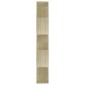 vidaXL Βιβλιοθήκη/Διαχωριστικό Sonoma Δρυς 45x24x159 εκ. Μοριοσανίδα