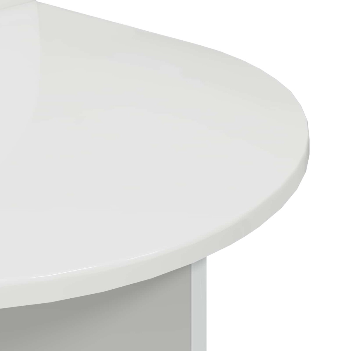 vidaXL Κομοδίνο Γυαλιστερό Λευκό 48 x 49 x 65 εκ.
