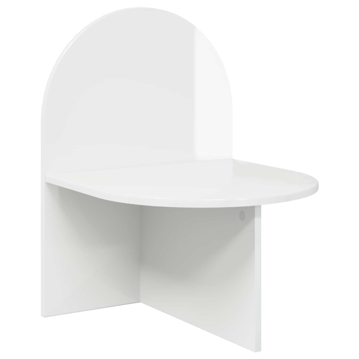 vidaXL Κομοδίνο 2 τμχ. Γυαλιστερό Λευκό 48 x 49 x 65 εκ.