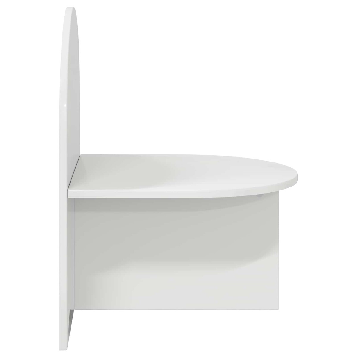 vidaXL Κομοδίνο 2 τμχ. Γυαλιστερό Λευκό 48 x 49 x 65 εκ.