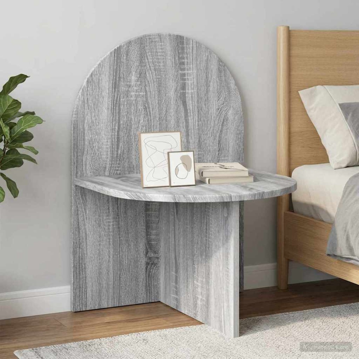 vidaXL Κομοδίνο 2 τεμ. Γκρι Sonoma 48 x 49 x 65 εκ.