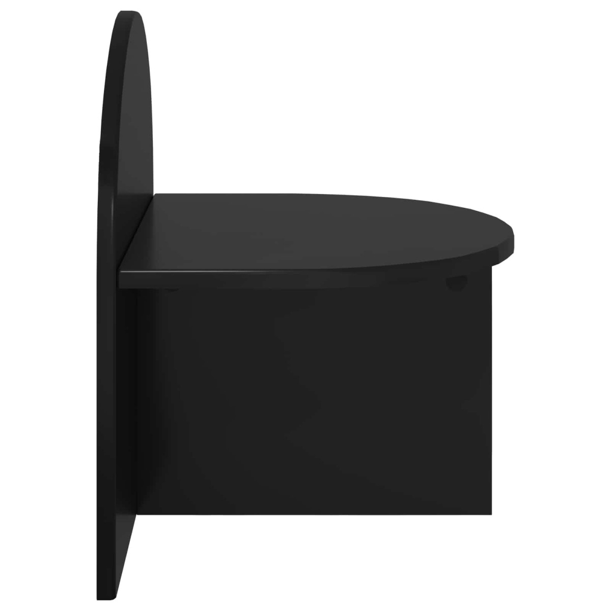 vidaXL Κομοδίνο Μαύρη Δρυς 40 x 35,5 x 45,5 εκ.