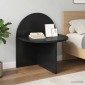 vidaXL Κομοδίνο Μαύρη Δρυς 40 x 35,5 x 45,5 εκ.