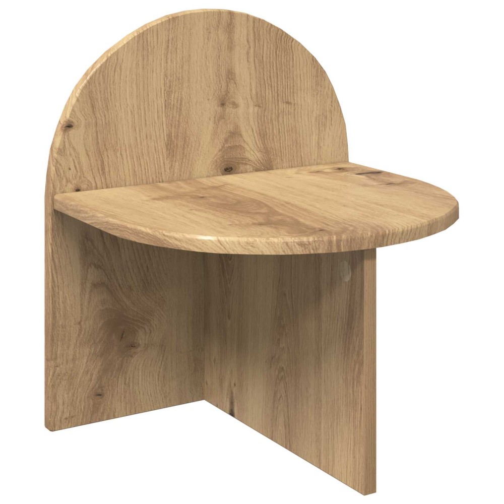 vidaXL Κομοδίνο Artisan Δρυς 40 x 35,5 x 45,5 εκ.