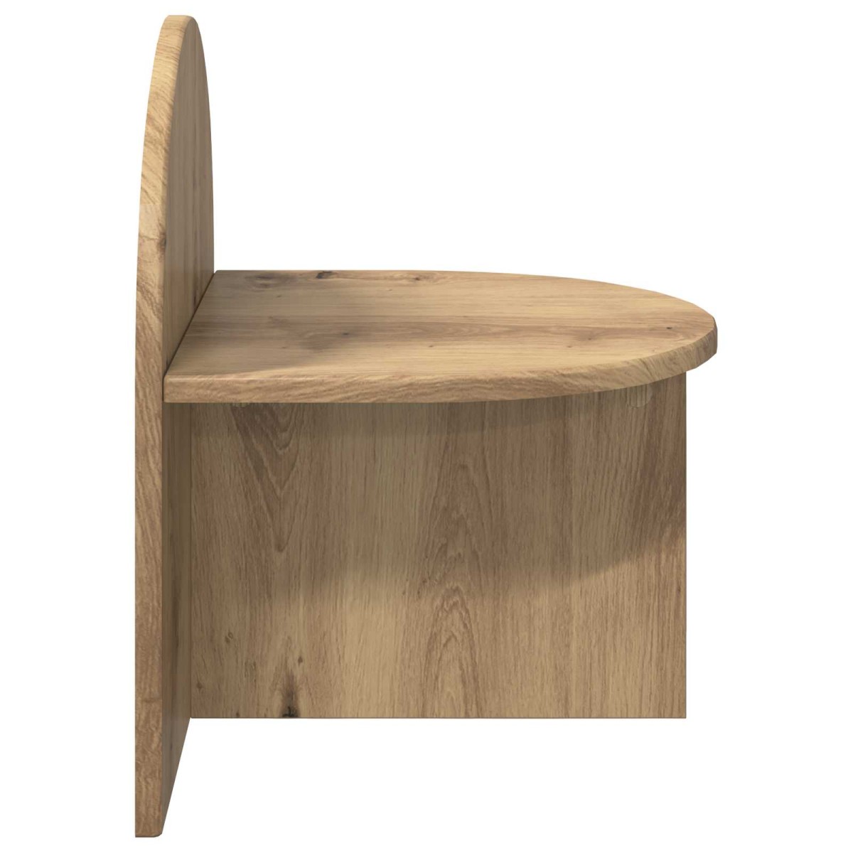 vidaXL Κομοδίνο Artisan Δρυς 40 x 35,5 x 45,5 εκ.