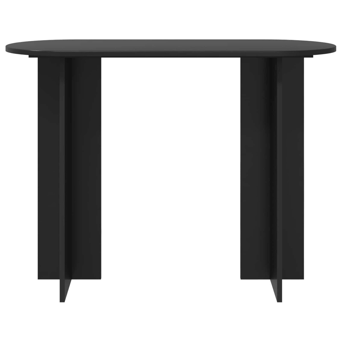 vidaXL Τραπέζι κονσόλας Μαύρη Δρυς 100 x 39,5 x 75 εκ