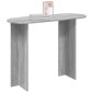 vidaXL Τραπέζι κονσόλας Γκρι Sonoma 100 x 39,5 x 75 εκ