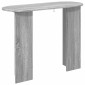 vidaXL Τραπέζι κονσόλας Γκρι Sonoma 100 x 39,5 x 75 εκ